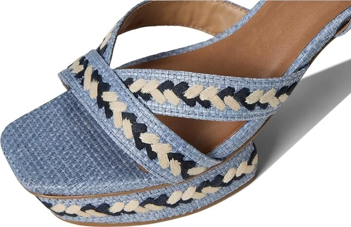 Bernardo Liana Women's Wedge Shoes Denim : 7.5 M, Synthetic - Image 7