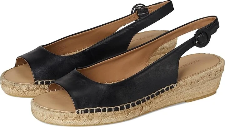 Bernardo Melila Women's Wedge Shoes Black : 10 M, Leather