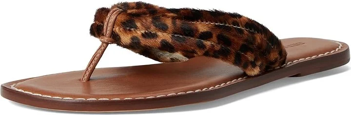 Bernardo Miami Haircalf Women's Wedge Shoes Natural Leopard : 7 M, Leather - Image 5
