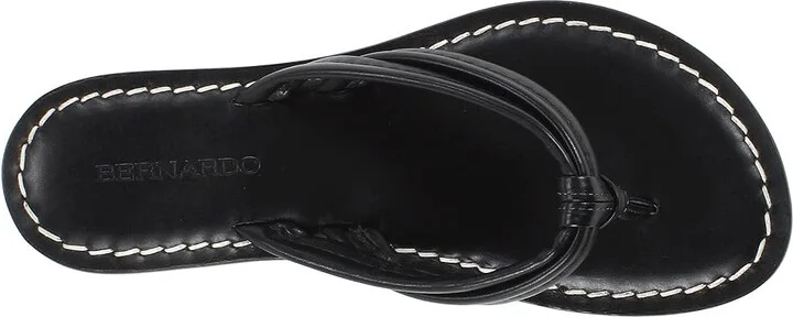 Bernardo Miami Sandal Women's Sandals Black Calf : 7.5 M, Leather - Image 3