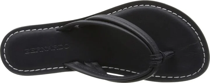 Bernardo Miami Sandal Women's Sandals Navy Nappa/Navy Nappa : 6 M, Leather - Image 3
