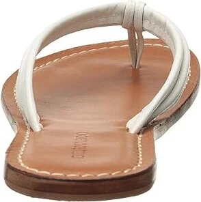 Bernardo Miami Sandal Women's Sandals White Calf/Luggage Calf : 6 M, Leather - Image 5