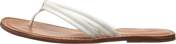 Bernardo Miami Sandal Women's Sandals White Calf/Luggage Calf : 6 M, Leather - Image 7