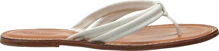 Bernardo Miami Sandal Women's Sandals White Calf/Luggage Calf : 6 M, Leather - Image 8