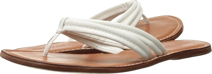 Bernardo Miami Sandal Women's Sandals White Calf/Luggage Calf : 6 M, Leather