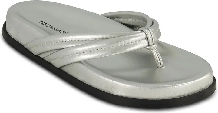 Silver Metallic Leather