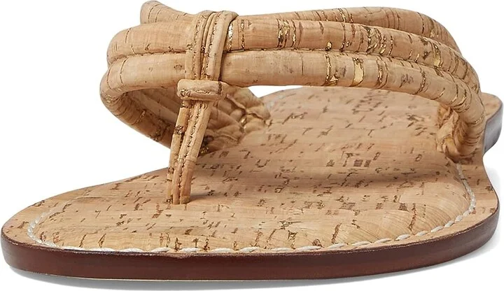 Bernardo Miami Women's Shoes Cork/Gold Fleck : 6 M, Leather - Image 2