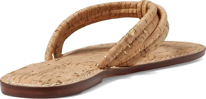 Bernardo Miami Women's Shoes Cork/Gold Fleck : 6 M, Leather - Image 4