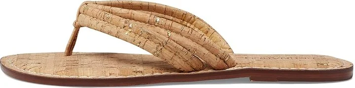 Bernardo Miami Women's Shoes Cork/Gold Fleck : 6 M, Leather - Image 5