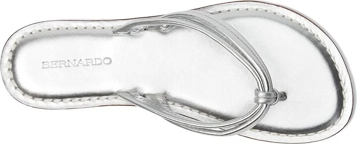 Bernardo Miami Women's Shoes Silver : 7.5 M, Leather - Image 2