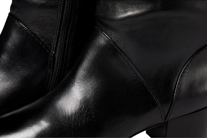 Bernardo Milano Women's Shoes Black Calf : 6.5 M, Leather/Suede - Image 5