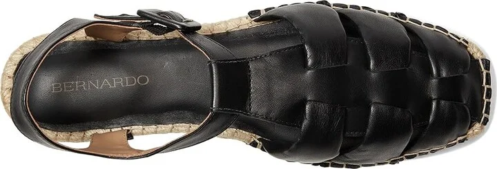 Bernardo Monri Women's Wedge Shoes Black : 7.5 M, Leather - Image 2