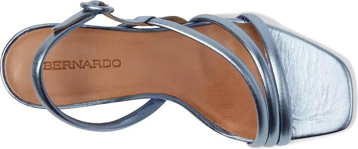 Bernardo Naples Women's Sandals Denim Metallic : 11 M, Leather - Image 2