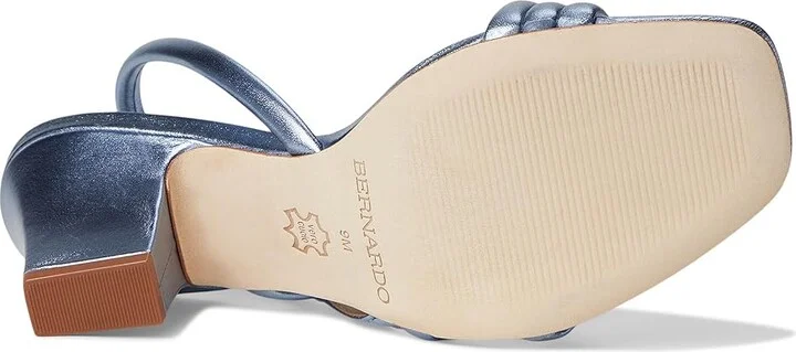 Bernardo Naples Women's Sandals Denim Metallic : 11 M, Leather - Image 3