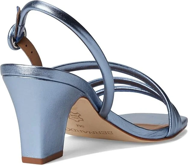 Bernardo Naples Women's Sandals Denim Metallic : 11 M, Leather - Image 4