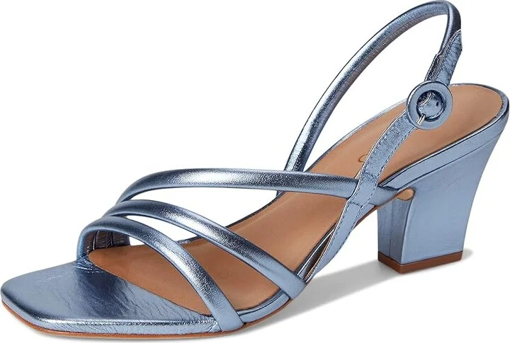 Bernardo Naples Women's Sandals Denim Metallic : 11 M, Leather - Image 5