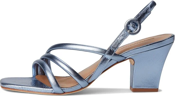 Bernardo Naples Women's Sandals Denim Metallic : 11 M, Leather - Image 6