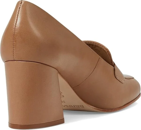 Bernardo Nessa High Women's Heels Sand : 6 M, Leather - Image 4