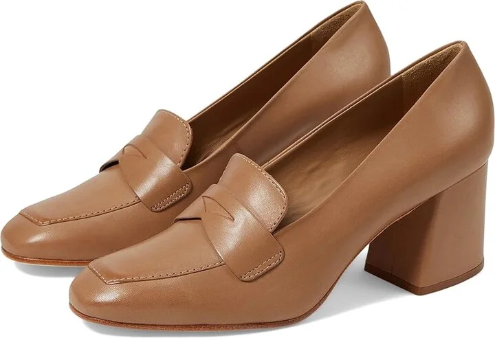 Bernardo Nessa High Women's Heels Sand : 6 M, Leather