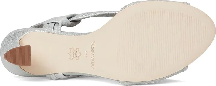 Bernardo Novah Women's Sandals Silver : 6 M, Leather - Image 3