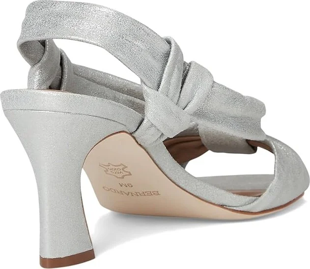 Bernardo Novah Women's Sandals Silver : 6 M, Leather - Image 4