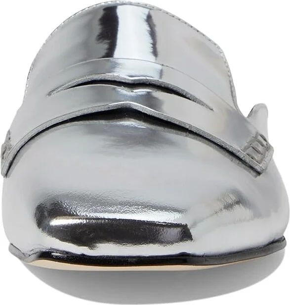 Bernardo Penny Women's Flat Shoes Silver : 9.5 M, Leather - Image 2