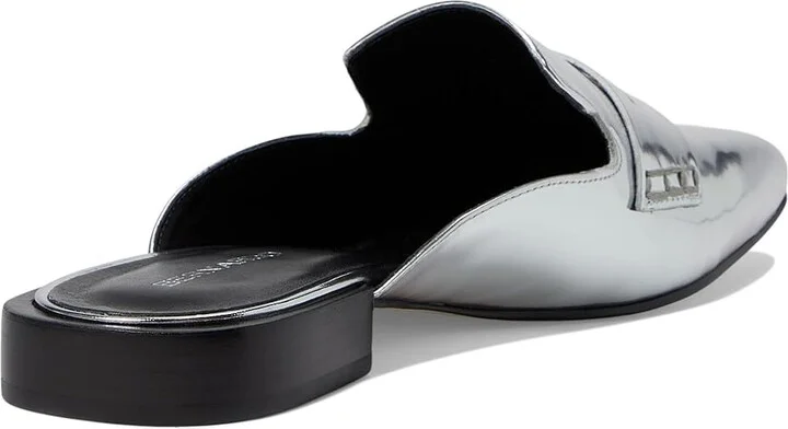 Bernardo Penny Women's Flat Shoes Silver : 9.5 M, Leather - Image 4