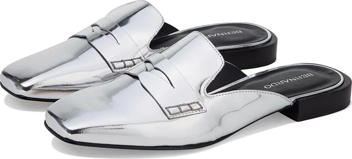 Bernardo Penny Women's Flat Shoes Silver : 9.5 M, Leather