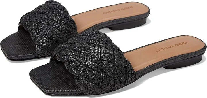 Bernardo Pixie Women's Shoes Black : 7 M, Leather/Rubber