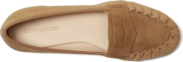 Bernardo Sage Women's Flat Shoes Safari : 7.5 M, Leather - Image 2