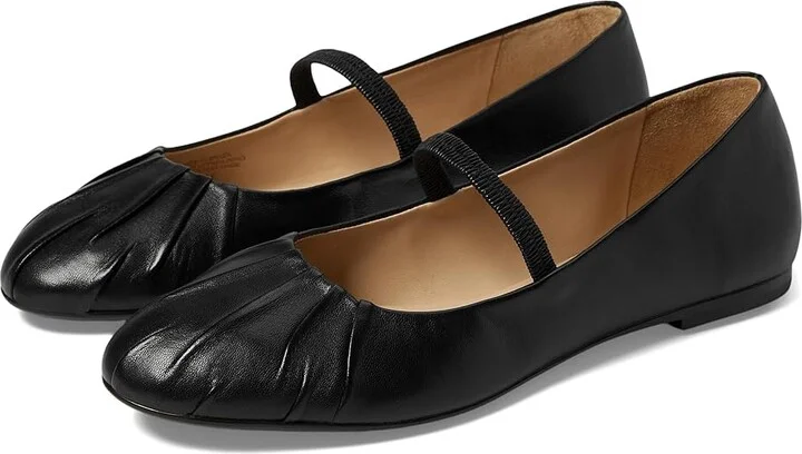Bernardo Savona Women's Flat Shoes Black : 7 M, Leather