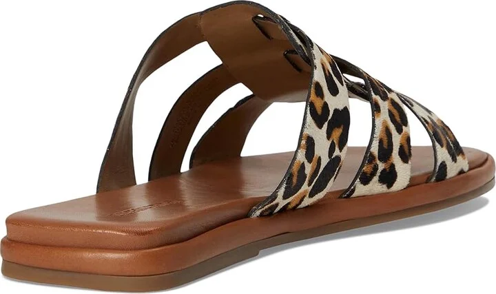 Bernardo Tamer Haircalf Women's Wedge Shoes Cream Leopard : 6 M, Leather - Image 4