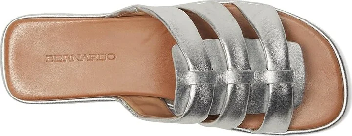 Bernardo Tamer Women's Wedge Shoes Silver : 8 M, Leather - Image 2
