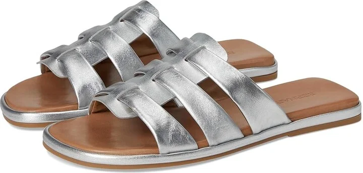Bernardo Tamer Women's Wedge Shoes Silver : 8 M, Leather