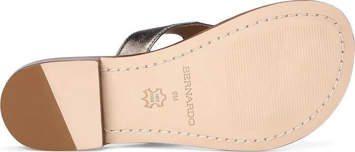 Bernardo Taormina Women's Sandals Pewter : 7 M, Leather - Image 3