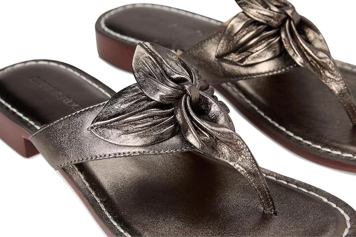 Bernardo Taormina Women's Sandals Pewter : 7 M, Leather - Image 7