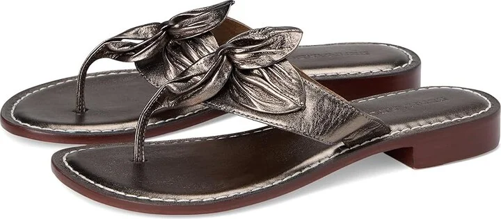 Bernardo Taormina Women's Sandals Pewter : 7 M, Leather
