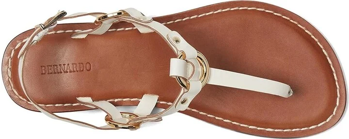 Bernardo Tuni Women's Wedge Shoes White : 10 M, Leather - Image 2