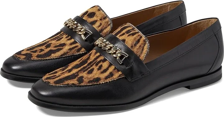 Bernardo Zephyr HairCalf Women's Flat Shoes Black/Gato : 9.5 M, Leather/Rubber