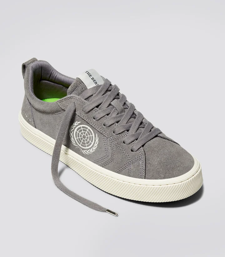 Berrics CATIBA PRO Low Skate Charcoal Grey Suede Sneaker Men - Image 2