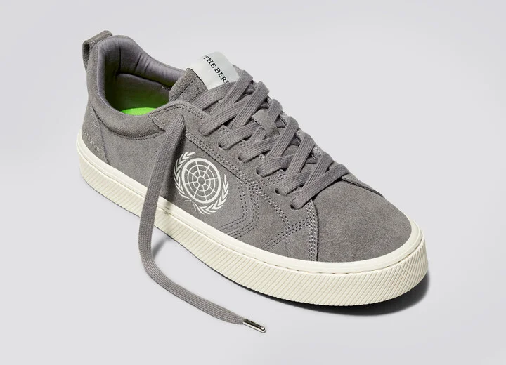 Berrics CATIBA PRO Low Skate Charcoal Grey Suede Sneaker Men - Image 4