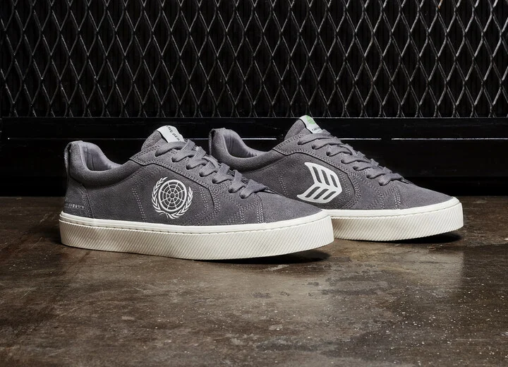 Berrics CATIBA PRO Low Skate Charcoal Grey Suede Sneaker Men - Image 5