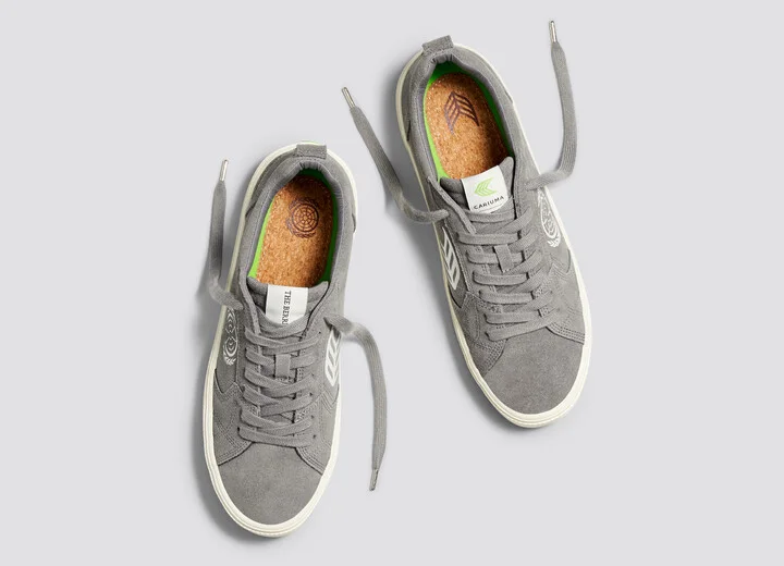 Berrics CATIBA PRO Low Skate Charcoal Grey Suede Sneaker Men - Image 8