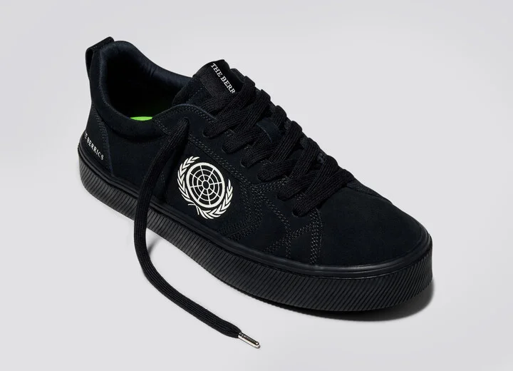 Berrics CATIBA PRO Low Skate Jet Black Suede Sneaker Men - Image 4
