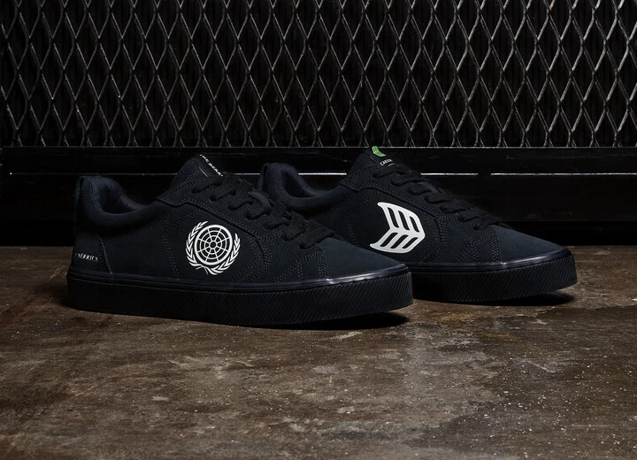 Berrics CATIBA PRO Low Skate Jet Black Suede Sneaker Men - Image 5