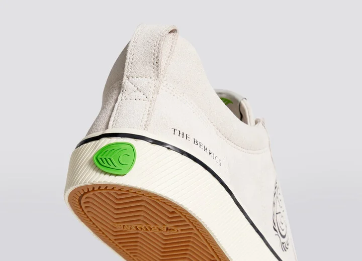 Berrics CATIBA PRO Low Skate Vintage White Suede Sneaker Men - Image 7