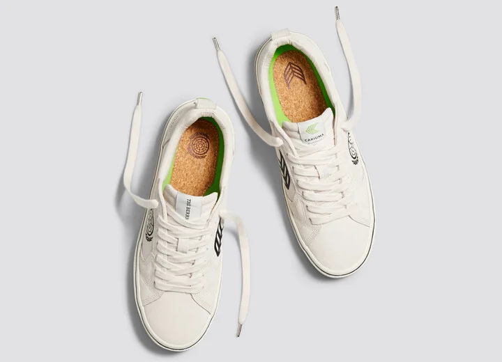 Berrics CATIBA PRO Low Skate Vintage White Suede Sneaker Men - Image 8
