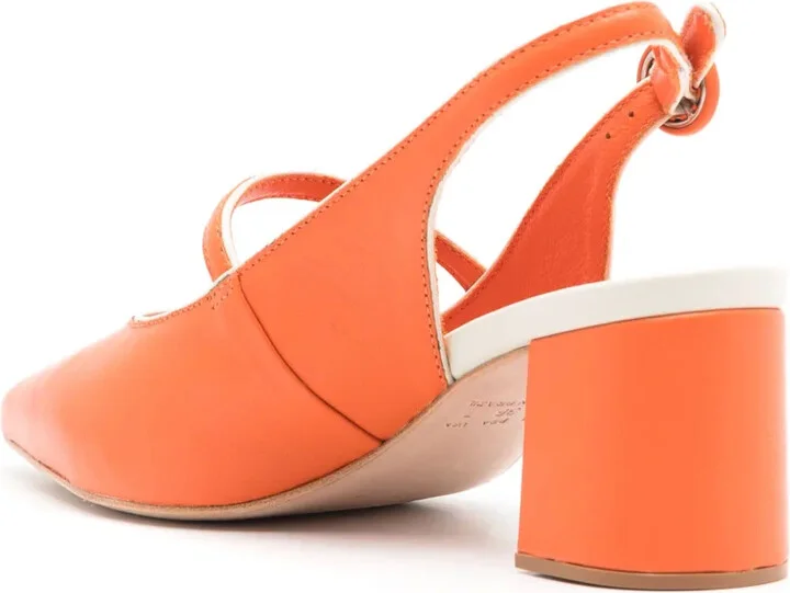 Bertha 40mm pointed-toe leather pumps - Image 3