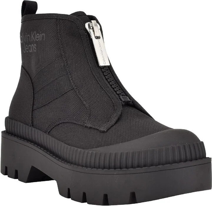 Berti Womens Zipper Ankle Boots