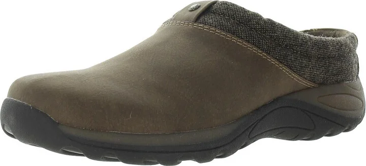 Bessie Womens Padded Insole Faux Leather Mules